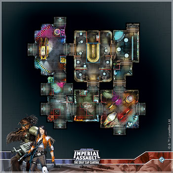 Star Wars: Imperial Assault - Gray Cap Cantina Map