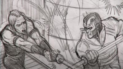 Storyboards für Die dunkle Bedrohung