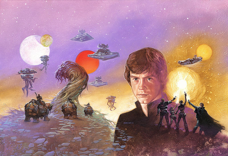 Dave Dorman – Original-Cover für Star Wars: Dark Empire II Trade Paperback (Dark Horse, 1995).