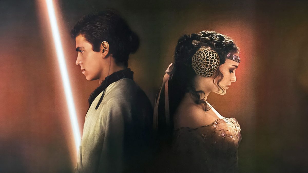 Anakin und Padmé im Teaser-Motiv Angriff der Klonkrieger