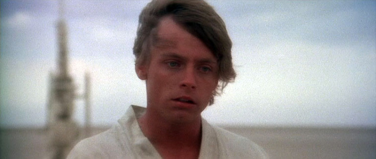 Reaktionen auf die brennende Farm in Star Wars: Episode IV