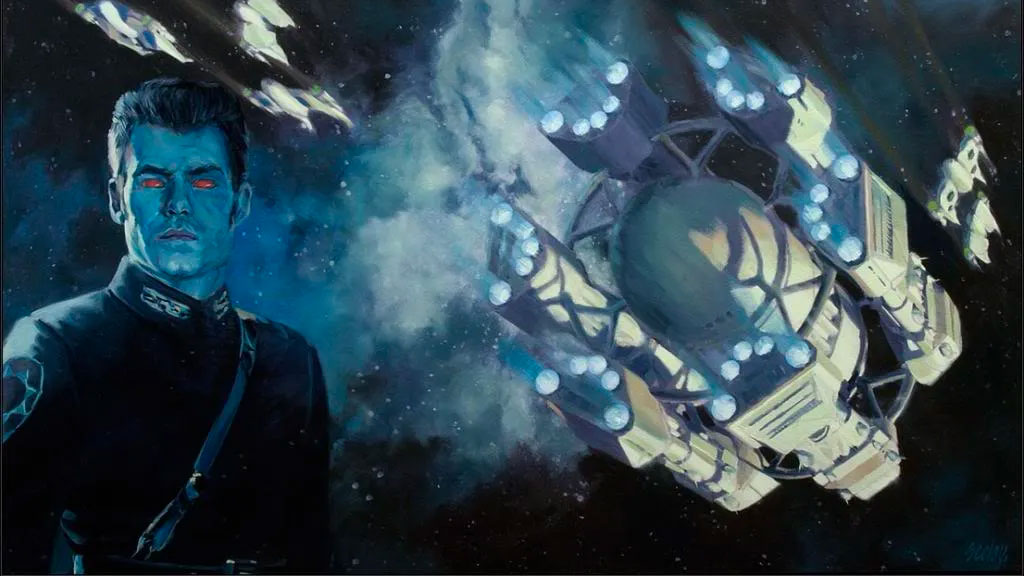 Thrawn beim Extragalaktischen Flugprojekt Quelle: Lucasfilm
