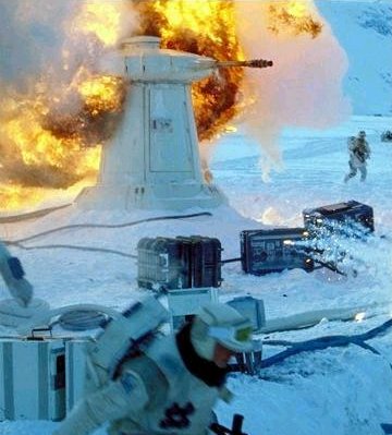 Auch Sternenkriege brauchen Explosionen
