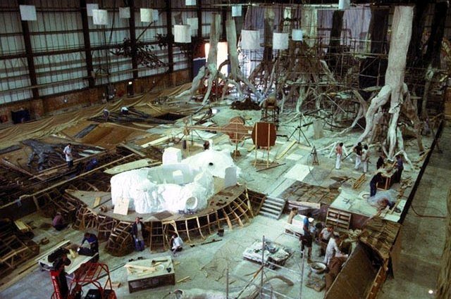 Das Dagobah-Set entsteht