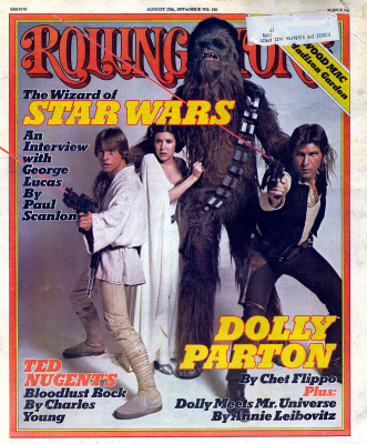 Star Wars auf dem Titelbild des Rolling Stone (August 1977)