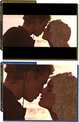 Die Hochzeit von Anakin und Padmé in Breit- und Vollbild