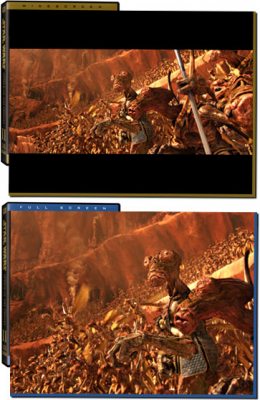 Details aus der Arena von Geonosis in Breit- und Vollbild