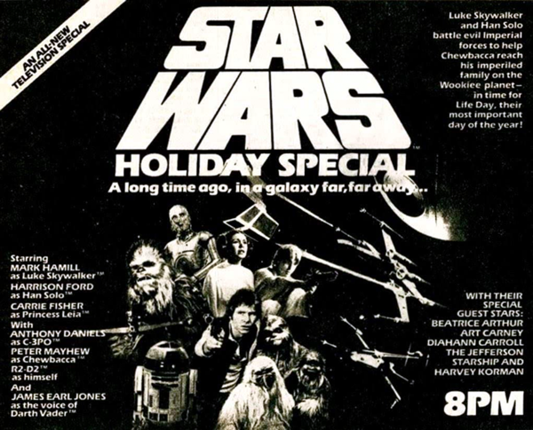 Promo-Material zum Holiday Special: Prime Time für Star Wars