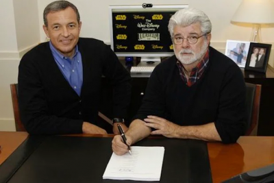 George Lucas unterzeichnet den Verkaufsvertrag an Disney