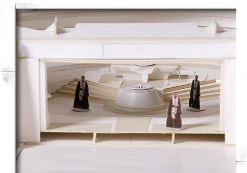 Palpatines Büro als Modell in Star Wars: Episode II - Angriff der Klonkrieger