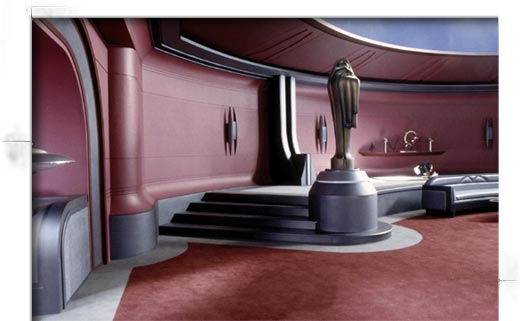 Details von Palpatines Büro in Star Wars: Episode II - Angriff der Klonkrieger