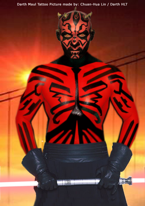 Darth Maul: Ganzkörper-Tätowierung