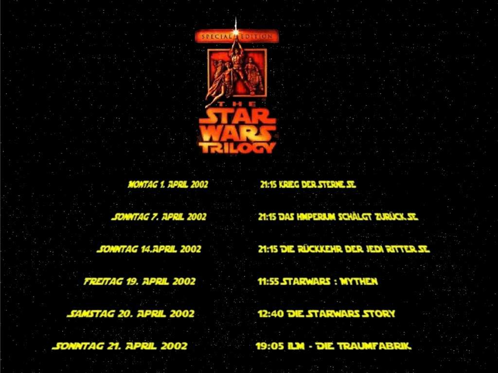 Fernsehplan April 2002