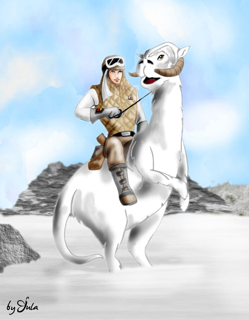 Luke auf Tauntaun