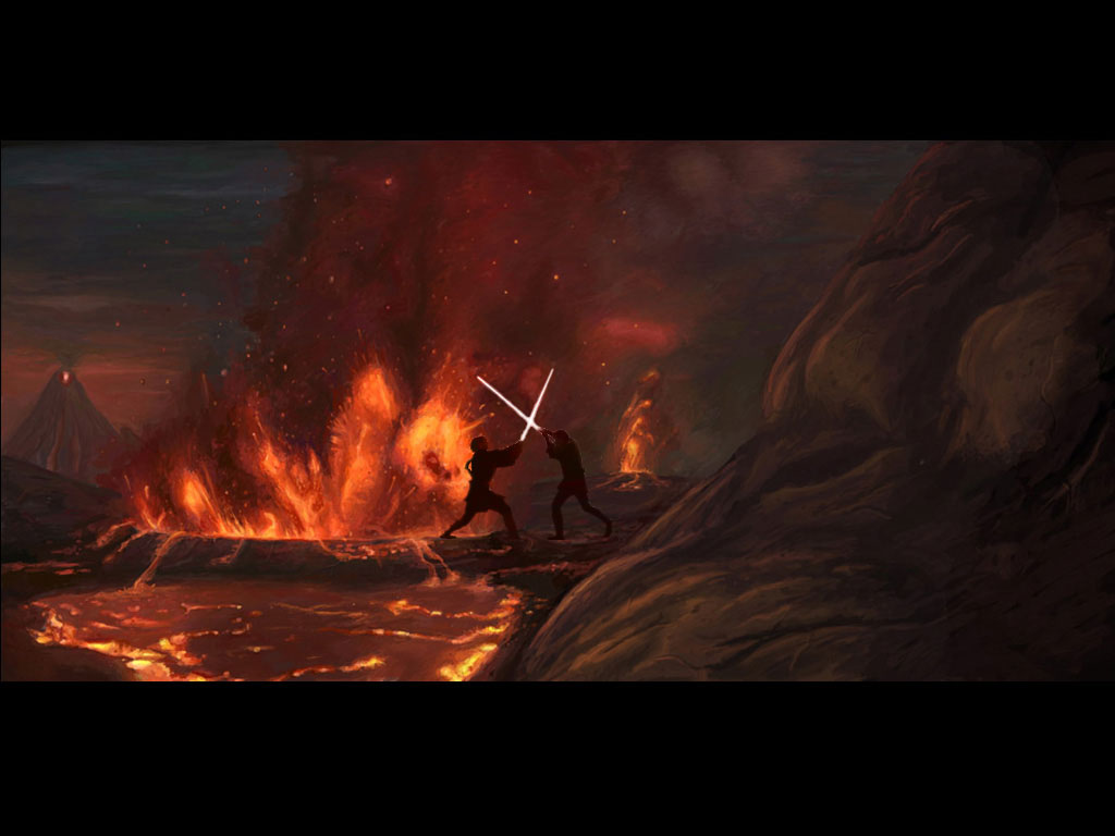Duell Anakin und Obi-Wan
