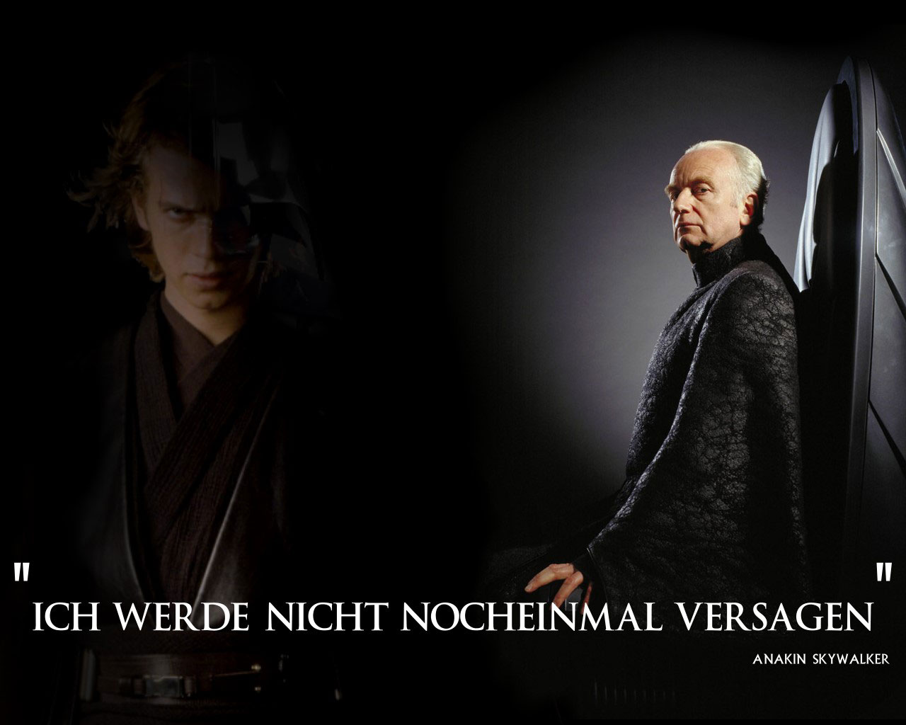 Anakin Skywalker und Palpatine