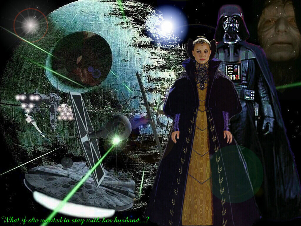 Padmé Amidala, Darth Vader, Todesstern