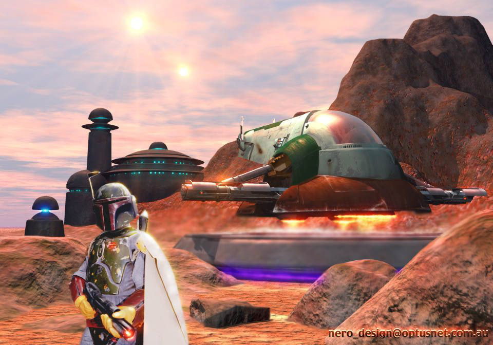 Slave 1 at Jabba's Palace