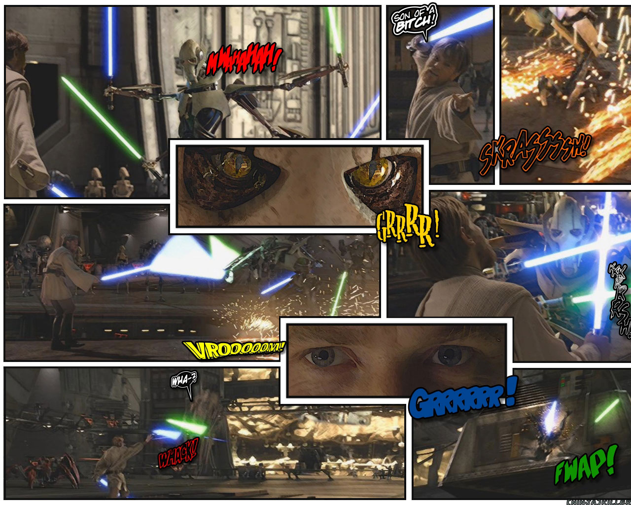 Grievous vs. Obi-Wan - Comic