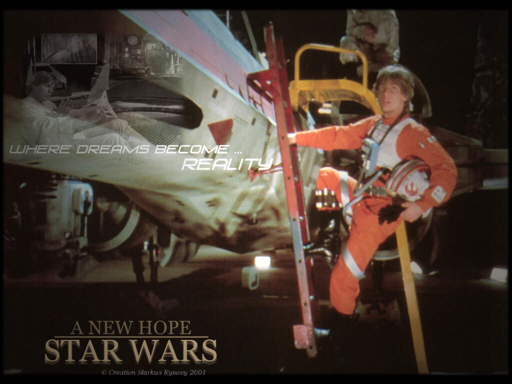 Luke am X-Wing
