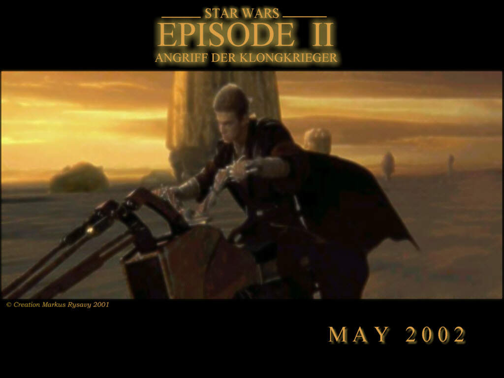 Anakin auf seinem Speeder Bike