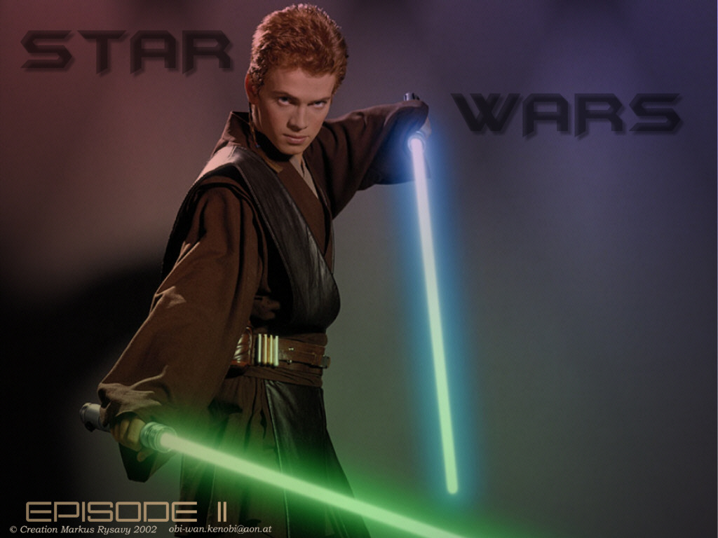 AotC: Anakin mit zwei Lichtschwertern