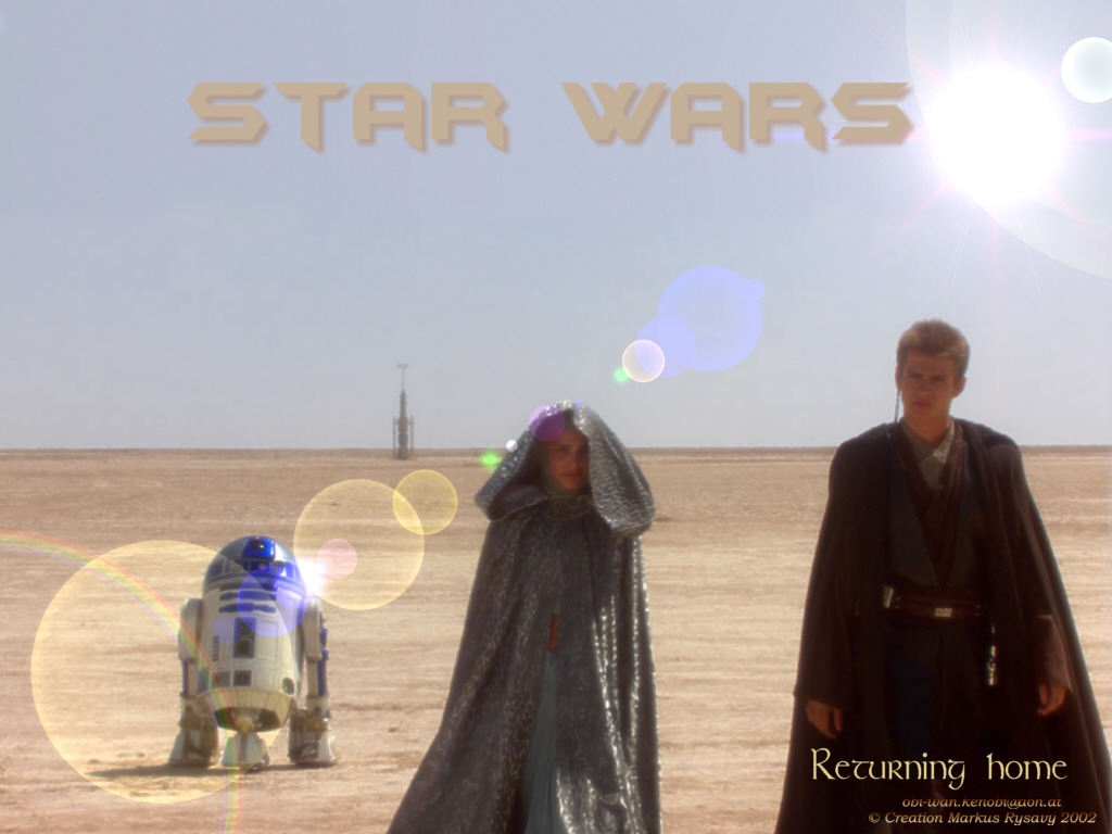 R2-D2, Padmé und Anakin