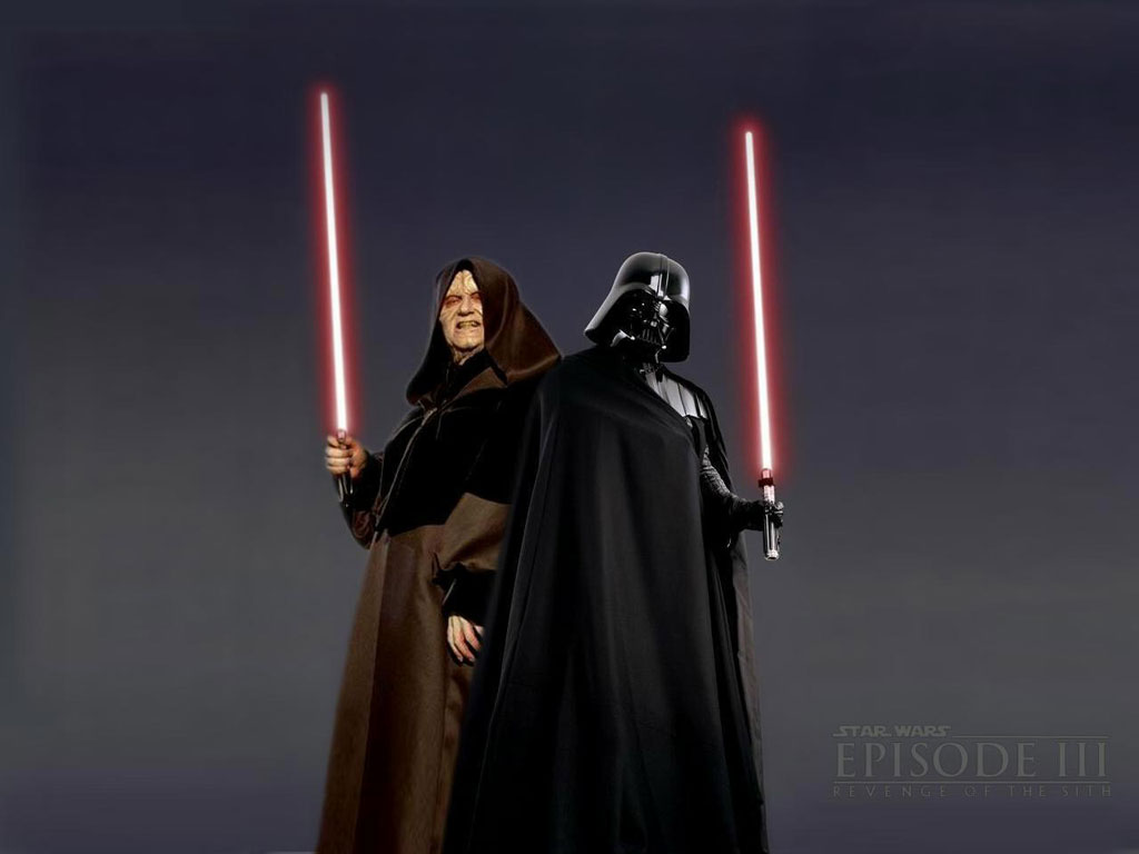 Palpatine und Vader (Promobild)