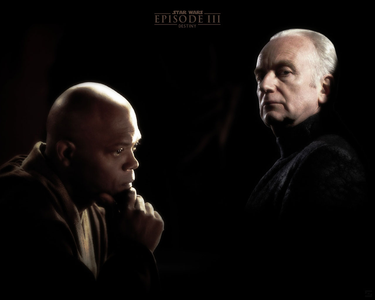 Mace Windu und Palpatine