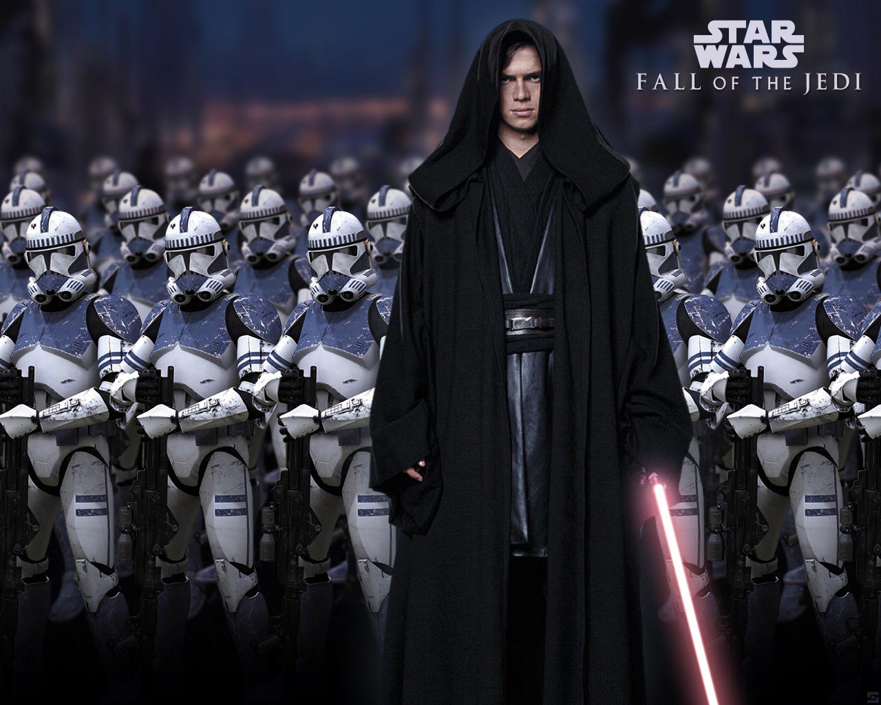 Anakin Skywalker mit Klontruppen