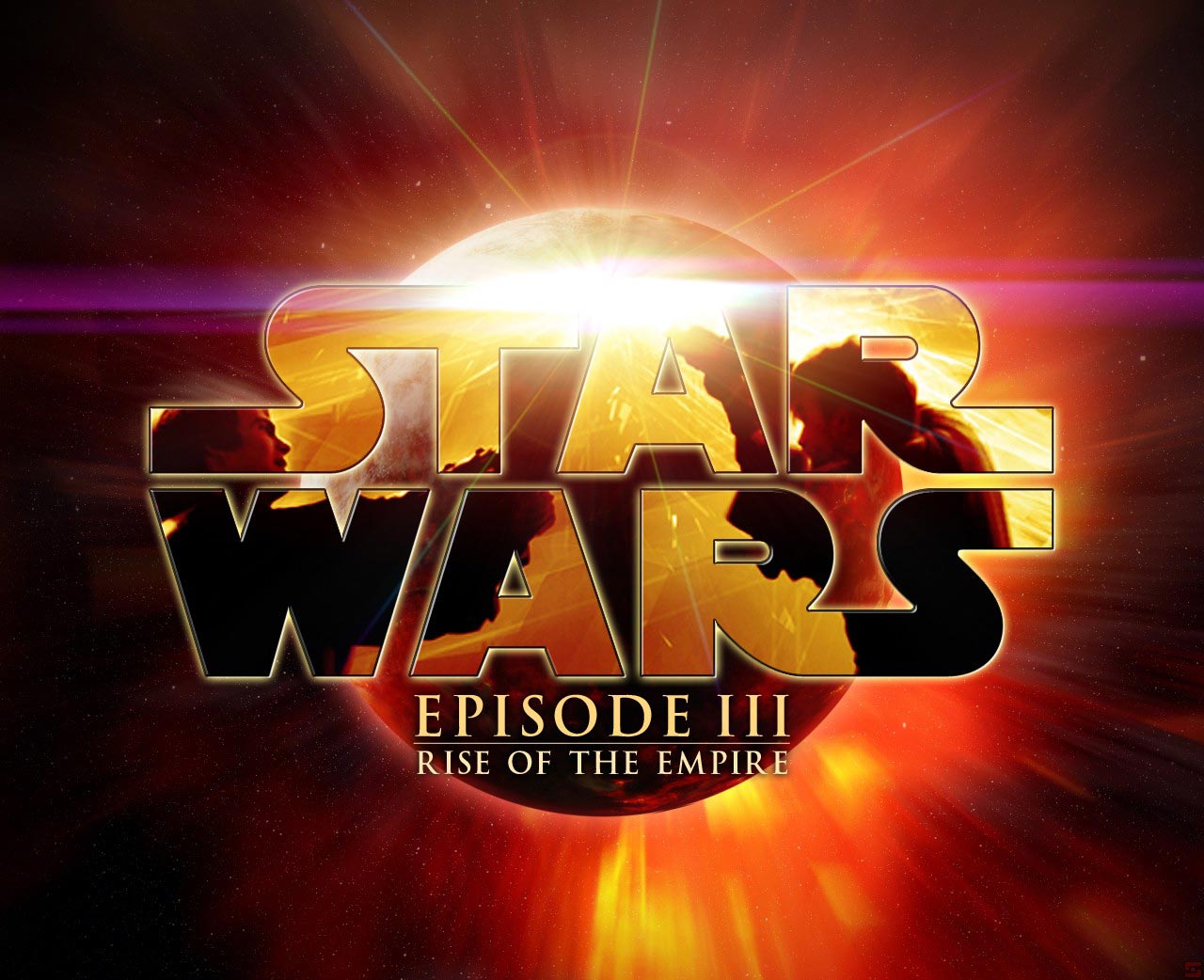 Star Wars Logo (Mustafar Duell)