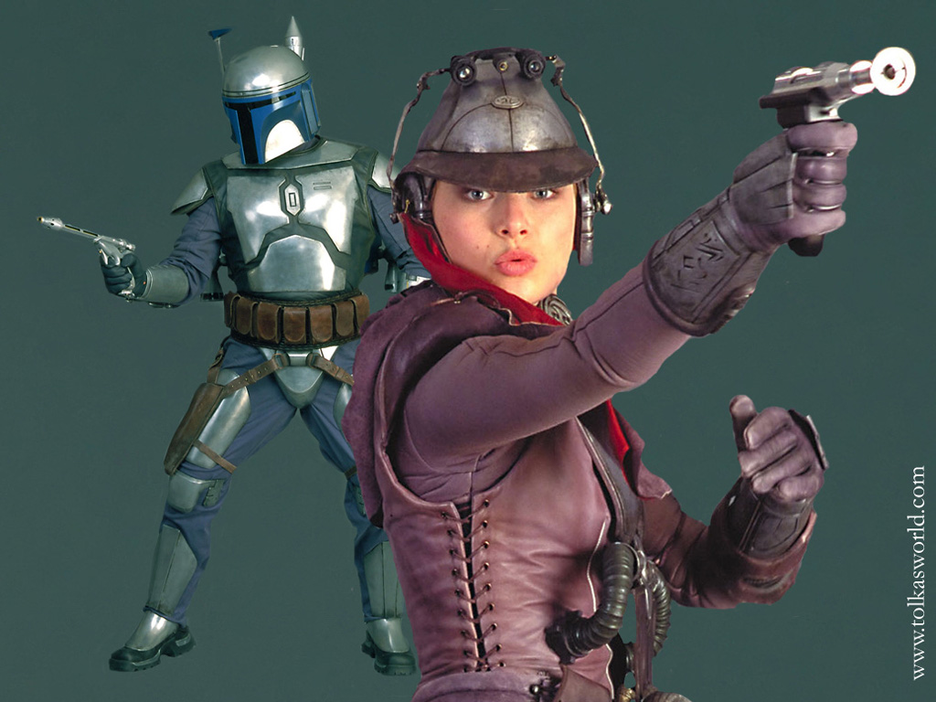 Zam Wesell und Jango Fett