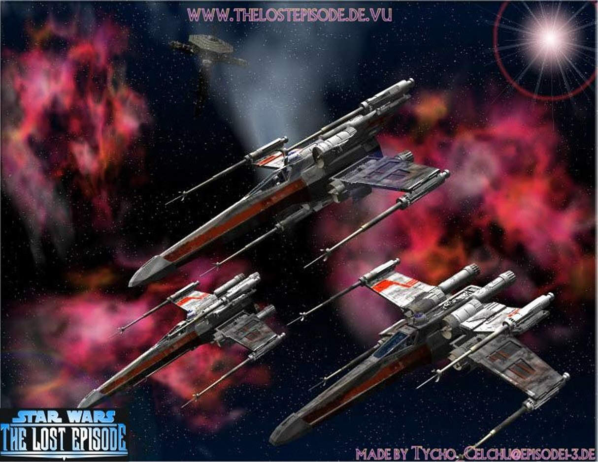 X-Wings im Vorbeiflug