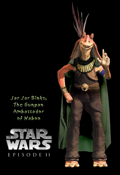 Jar Jar in Episode 2