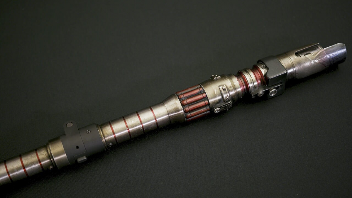 Das Doppelschwert der dunklen Rey in Star Wars Der Aufstieg Skywalkers