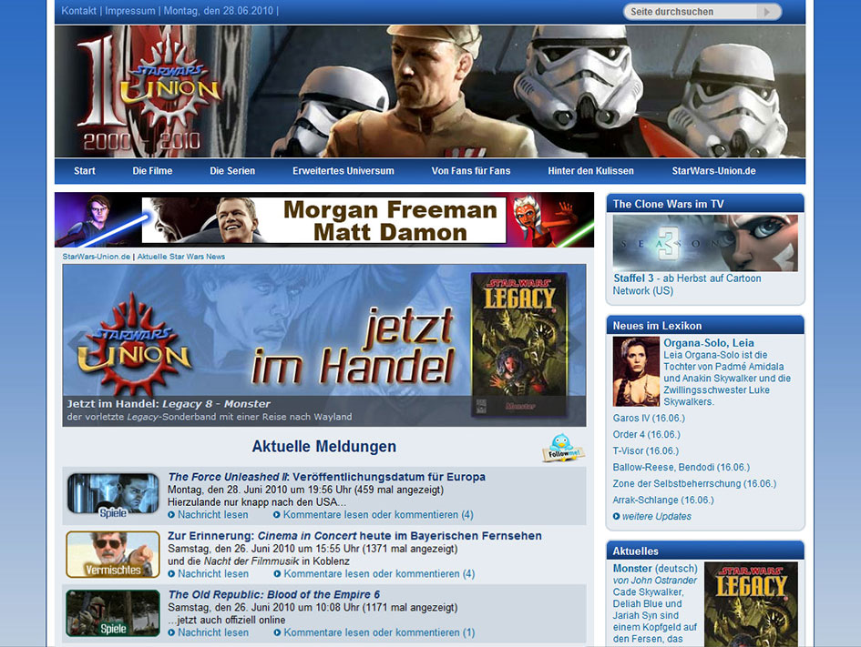 SWU-Newsshots: 2008 vs. 2010